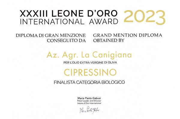 leon d'oro cipressino